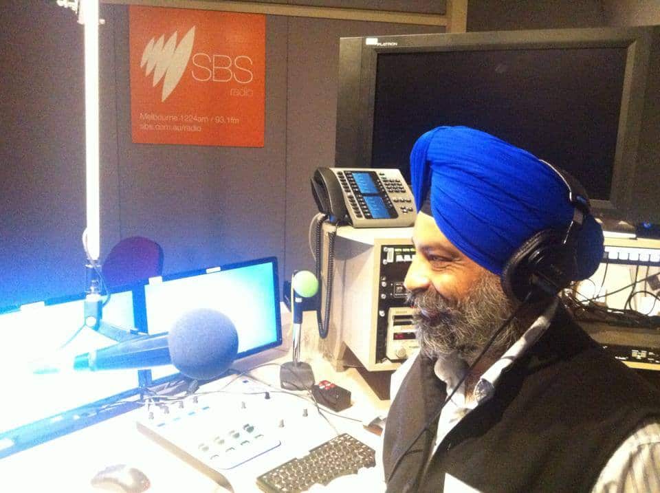 Tejinder Pal Singh Nalwa at SBS's Melbourne Studio