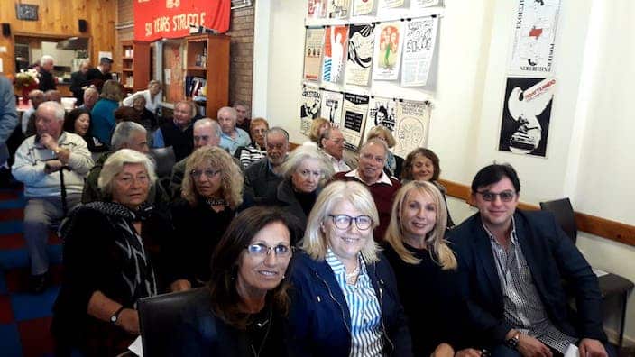 Από την εκδήλωση για το "Πολυτεχνείο" στον "Δημόκριτο". 