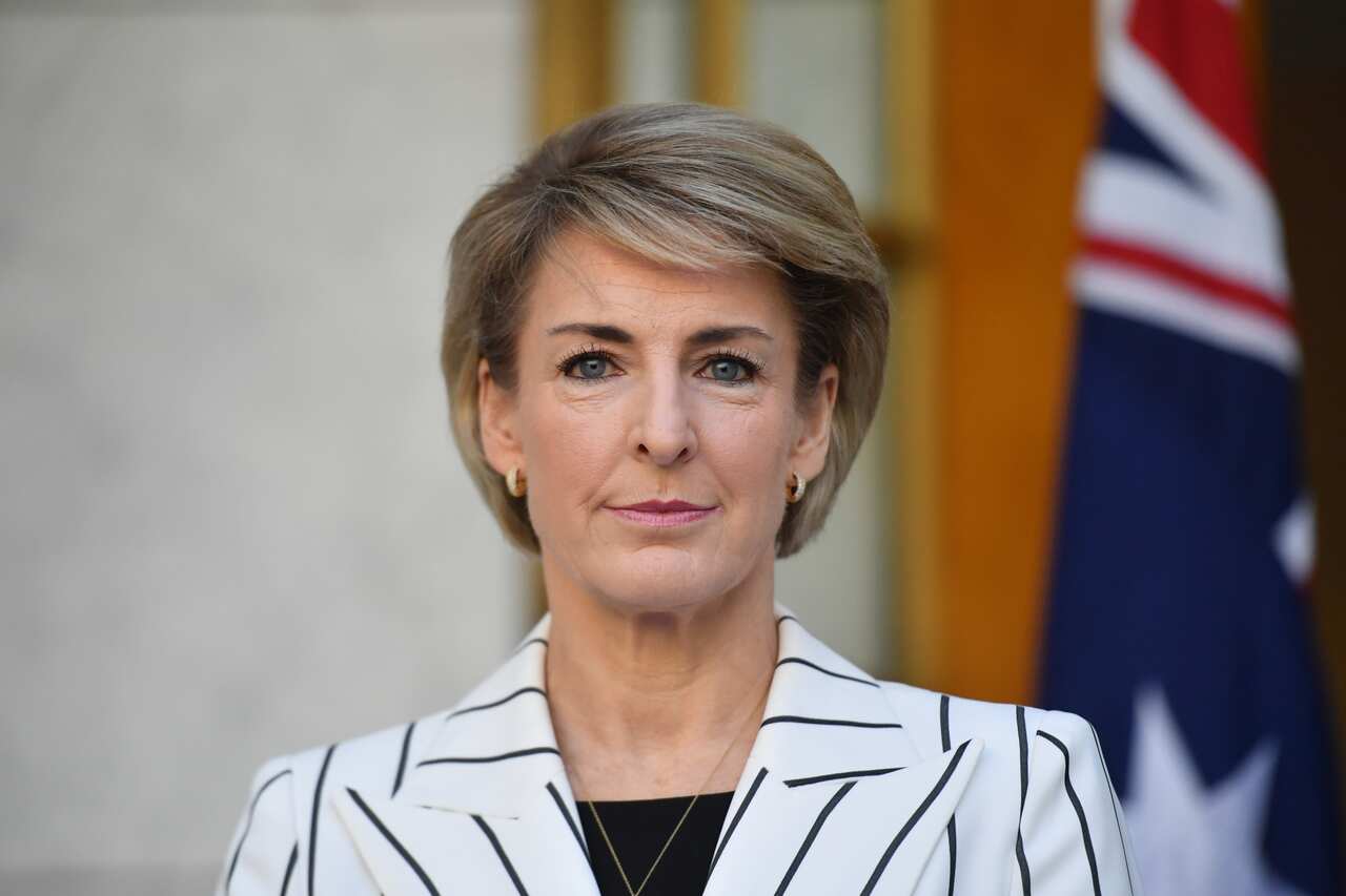 Attorney-General Michaelia Cash at a press conference at Parliament House in Canberra. 