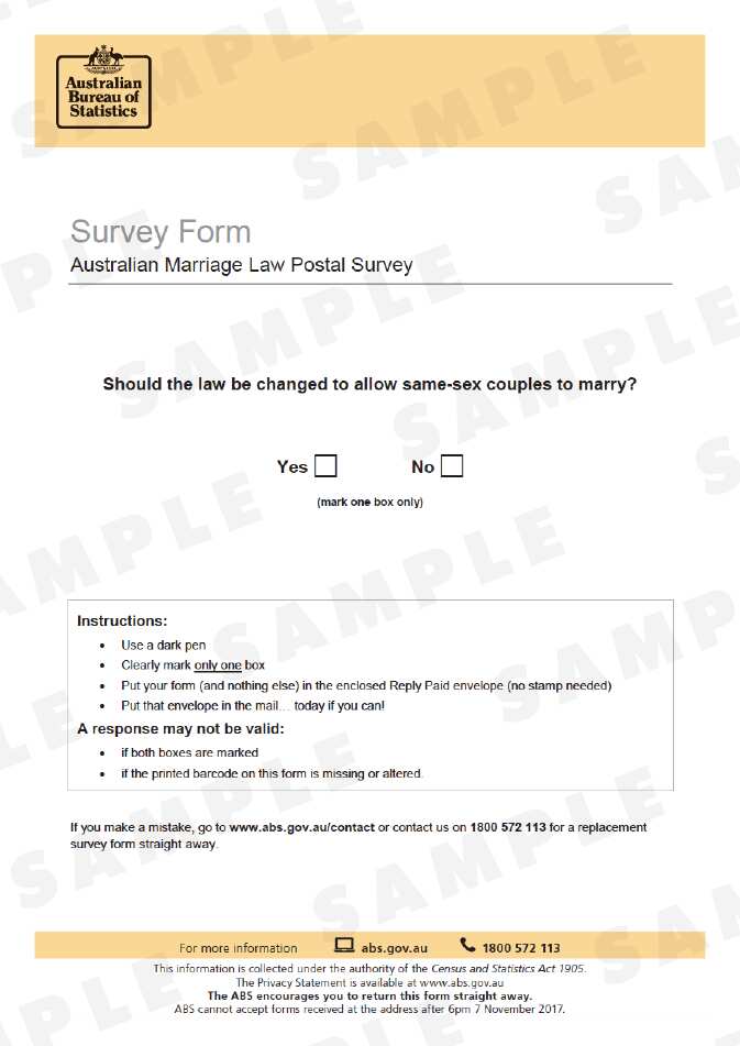 Postal Vote Form