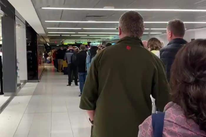 International arrivals at Melbourne