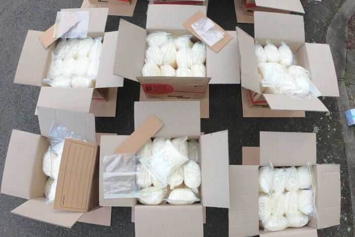 NSW police found ice on the van.