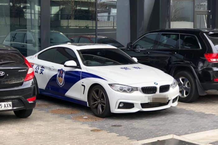 Images of the fake police cars, taken around Australia, first emerged in August this year.