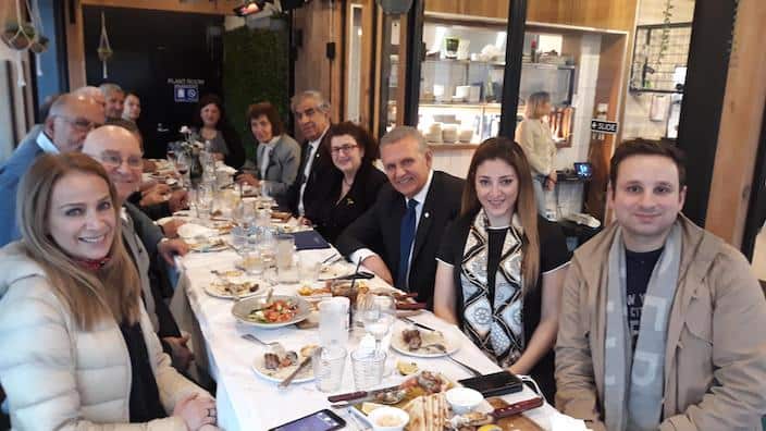 Lunch from the members of SEKA committee to Presidential Commissioner Photis Photiou.   