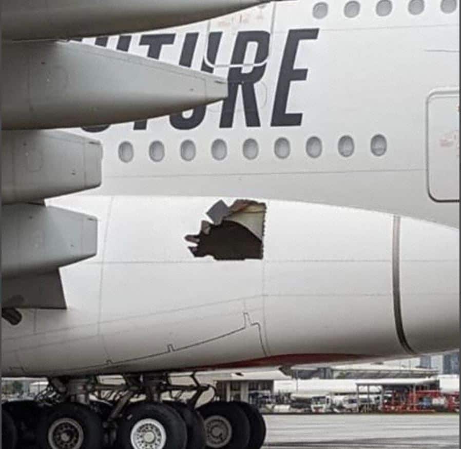 Horrified passengers on Emirates flight hear a 'loud bang'
