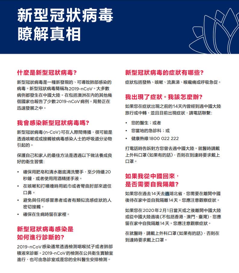 NOVEL CORONAVIRUS: FIND THE FACTS