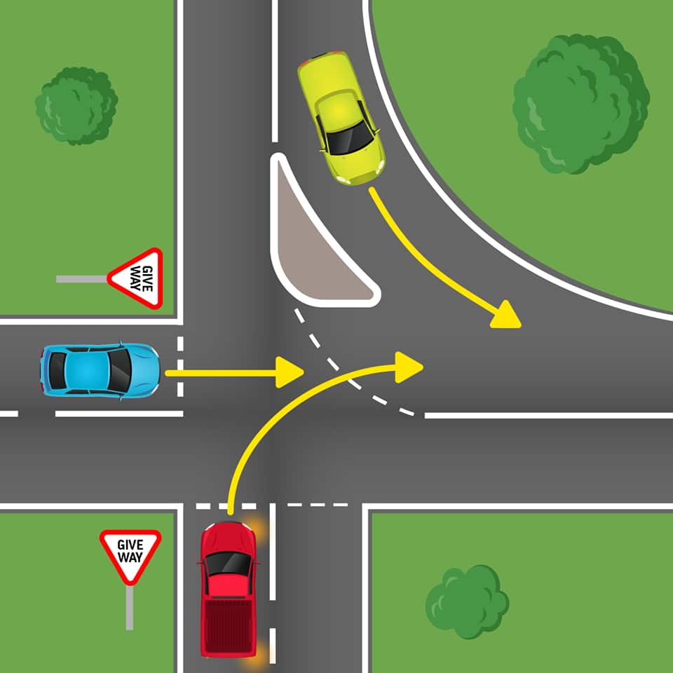 in which order should the vehicles go?