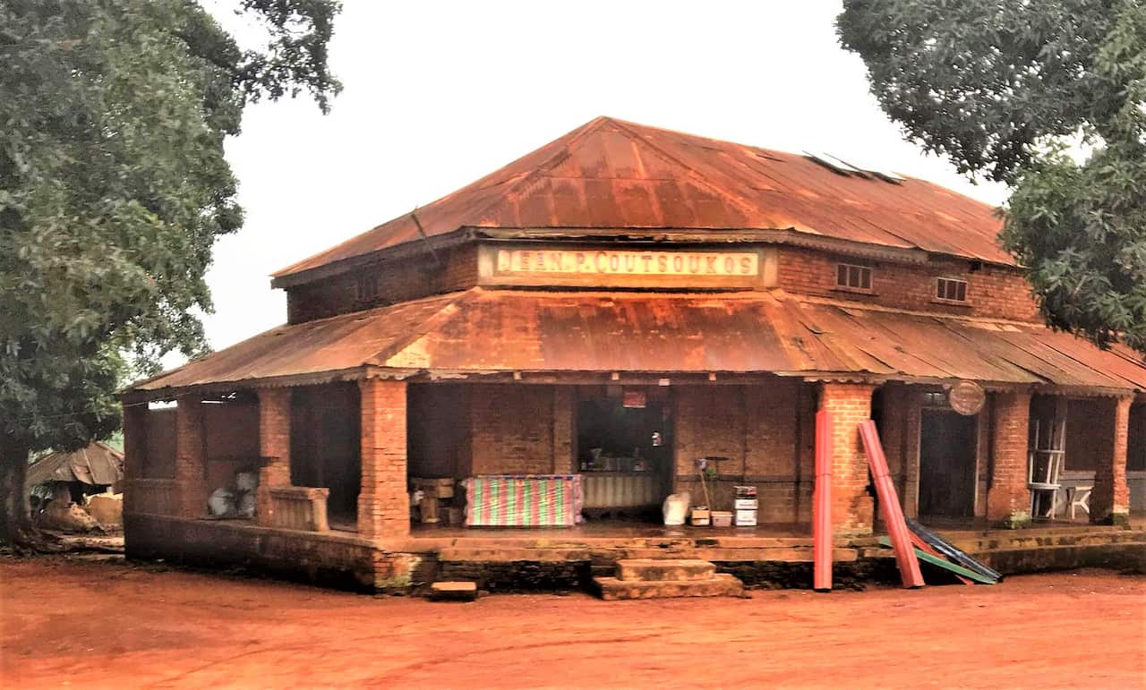 Greek store in Dungu of Congo, 1960s. 