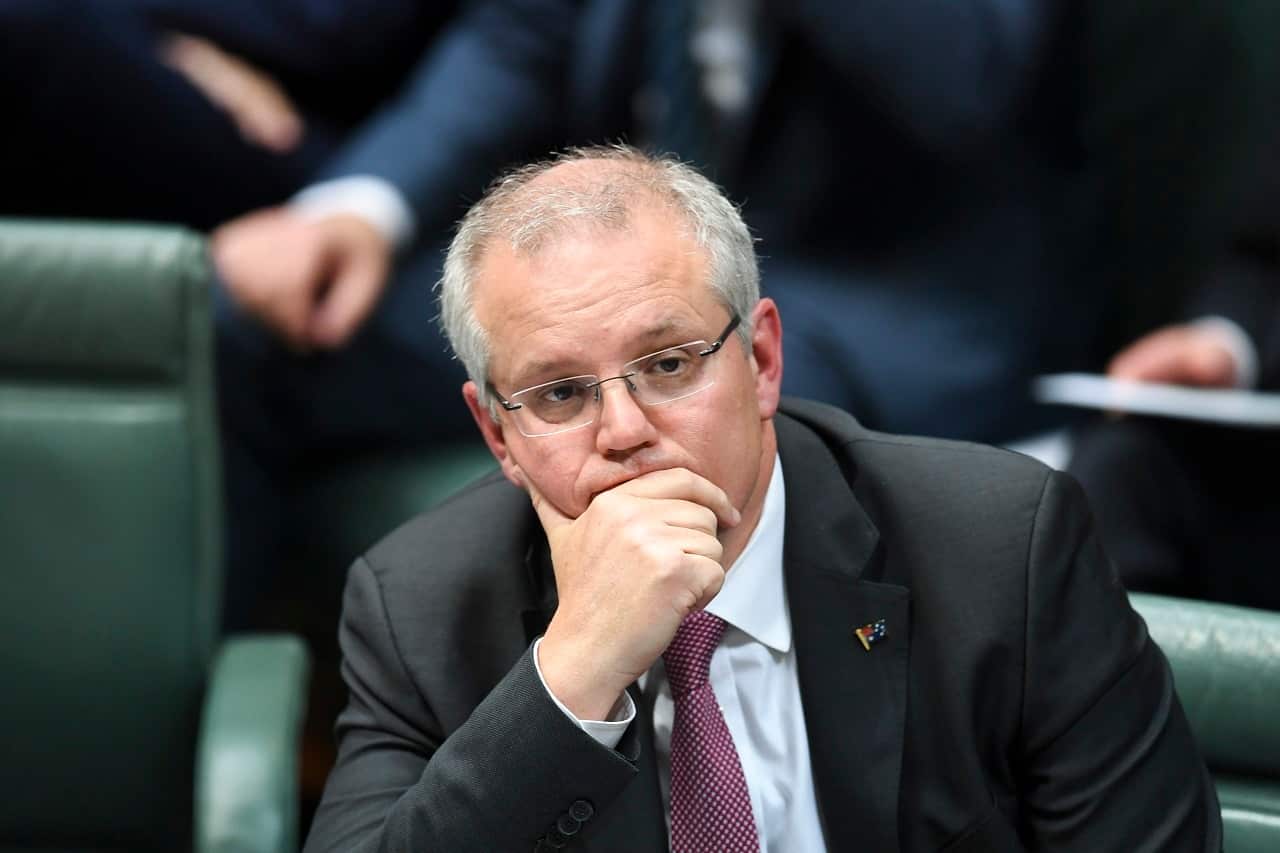 Scott Morrison in the House of Representatives on Thursday.