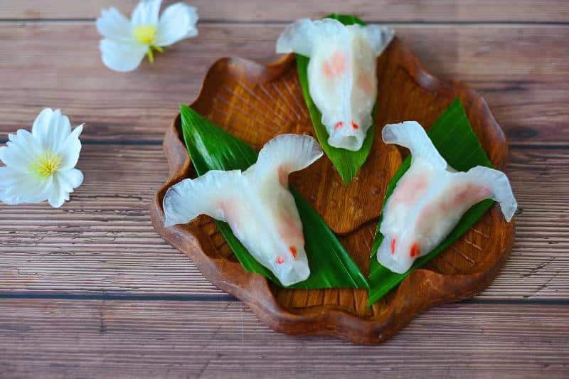 雯婷茜子创作的“鸿运连连金鱼蒸饺”