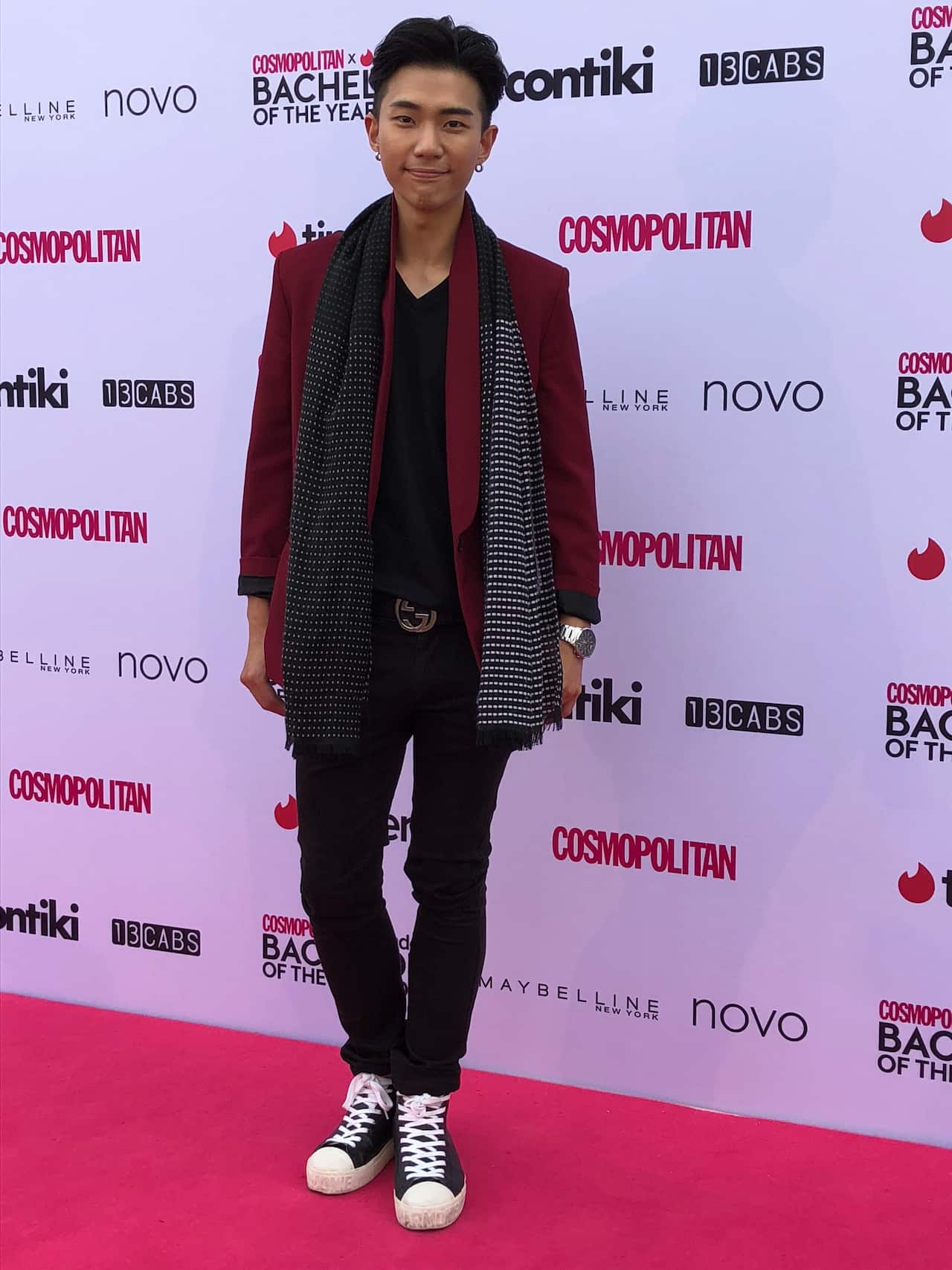 Kevin Kim at Cosmo Bachelor of the year