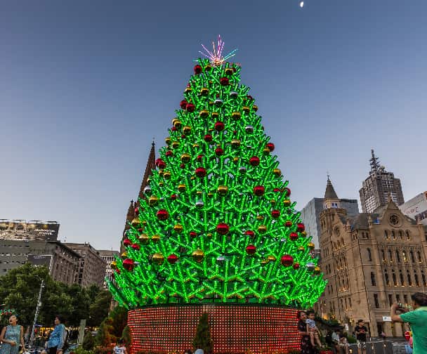 Christmas Square's 16-metre tall Christmas tree