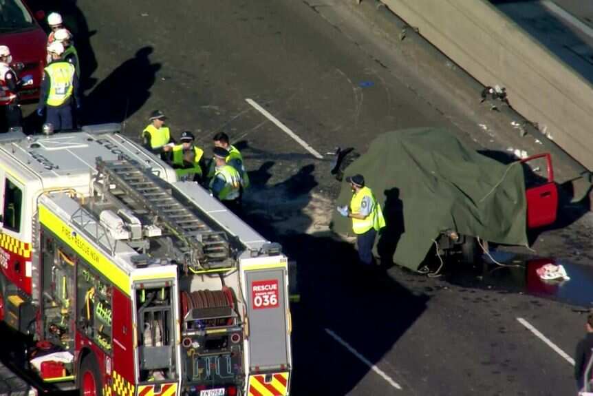 Two people are in a critical condition after the crash.