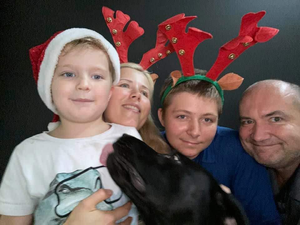 Olga Mahler and her family