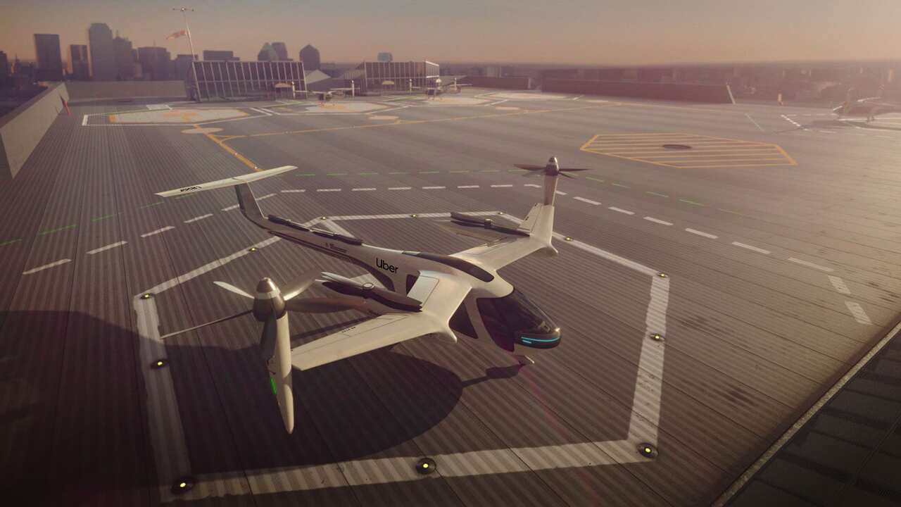 The small, electronic aircraft will be able to take off and land vertically.