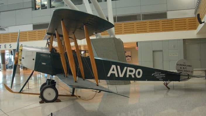Qantas first plane