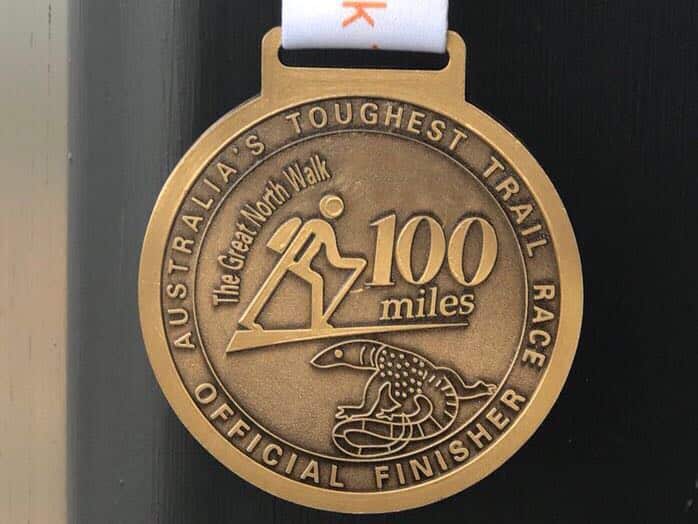 The Great North Walk medal