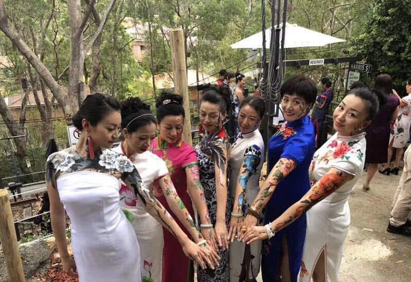 《交融—当人体彩绘遇上旗袍》文艺沙龙活动