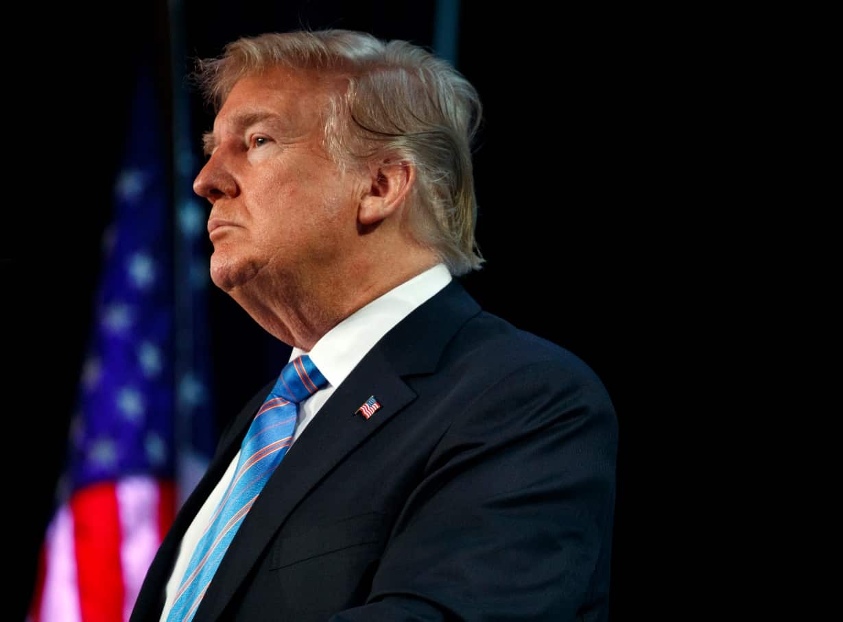 President Donald Trump speaks at the National Federation of Independent Businesses 75th anniversary celebration, Tuesday, June 19, 2018