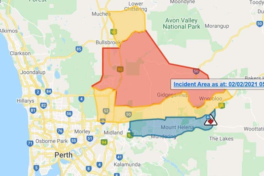 WA bushfire
