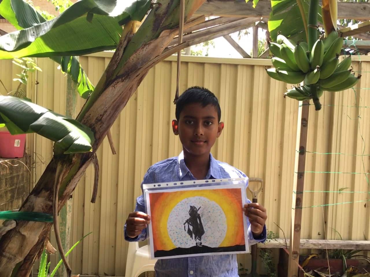 Supplied by his mother Pallavi Devii