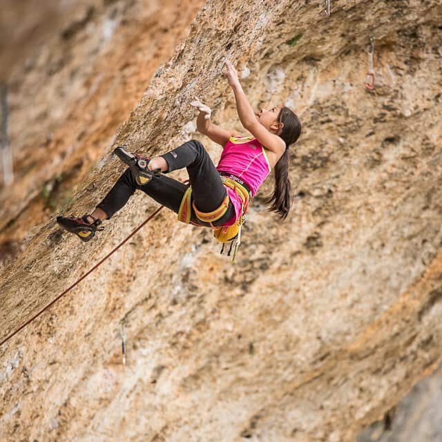 Rock climber Angie Scarth-Johnson