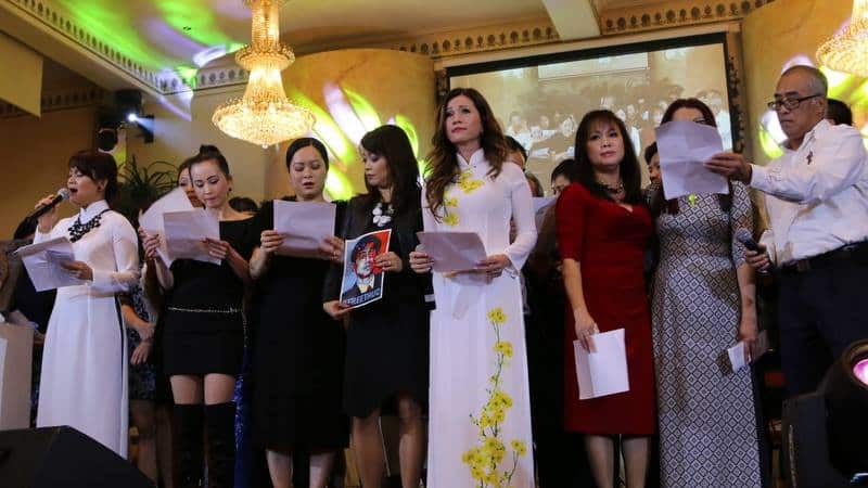 Cộng đồng người Việt trong buổi văn nghệ ủng hộ các TNLT tại Melbourne