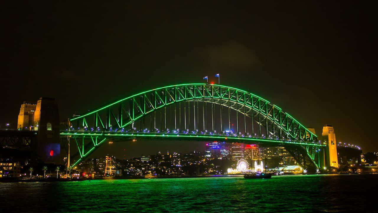 Vivid Sydney 2016 Harbour Bridge