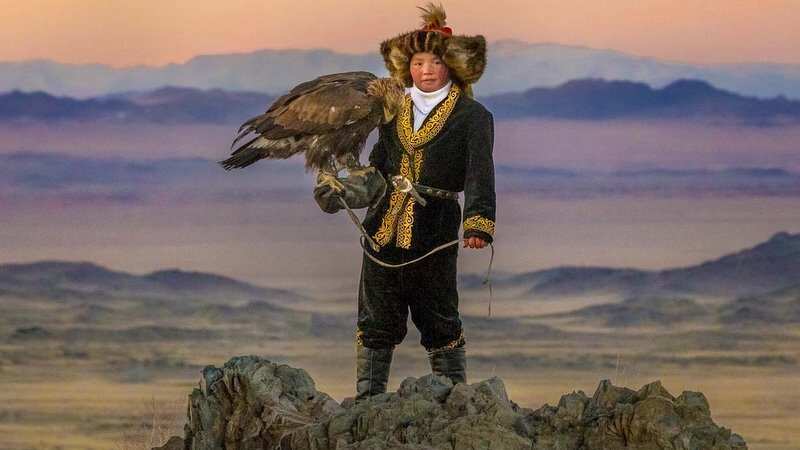 Aisholpan, the eagle huntress.