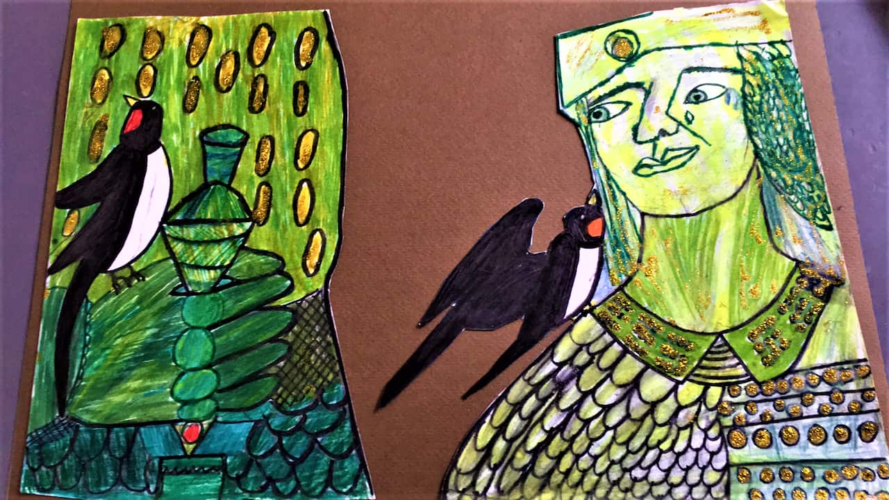 Ζωγραφιές από μαθητές και μαθήτριες της Δ’ τάξης του 13ου Δημοτικού σχολείου Βόλου.