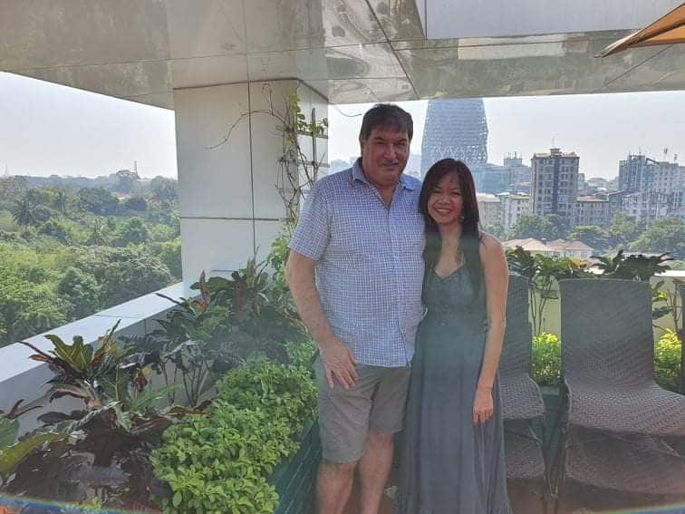 Edward Neil has been stranded in Myanmar with his wife since the beginning of the coronavirus pandemic.