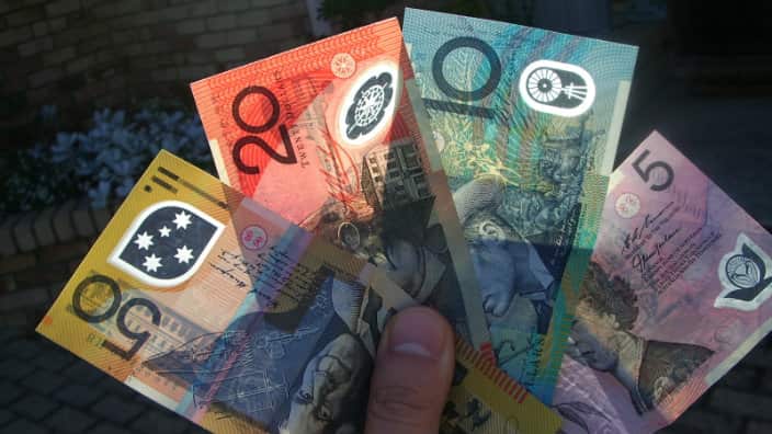 Dollars in hand