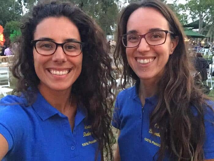 Laura and her partner in a selfie