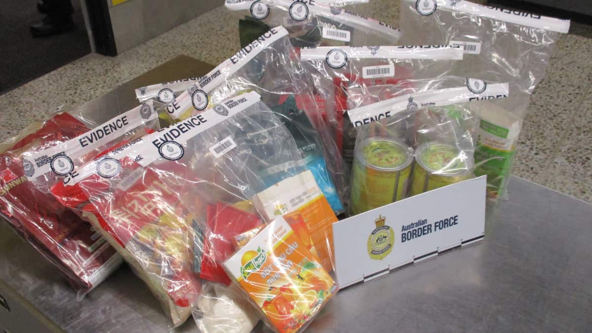 Representational image of high-risk biosecurity goods.