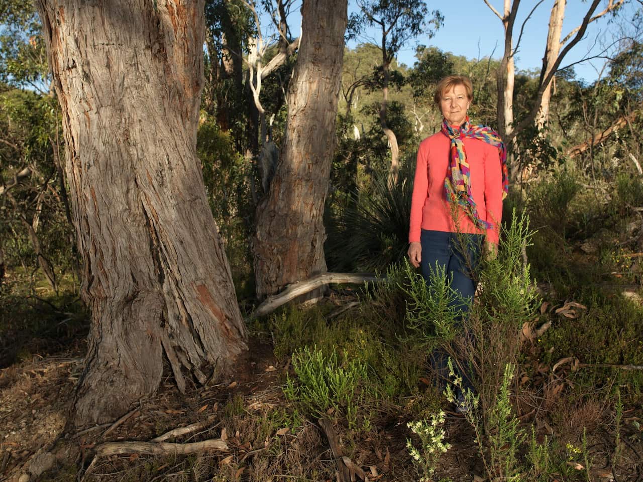 Ms Pfeiffer in 2019. She  says she owes her life to the two men.