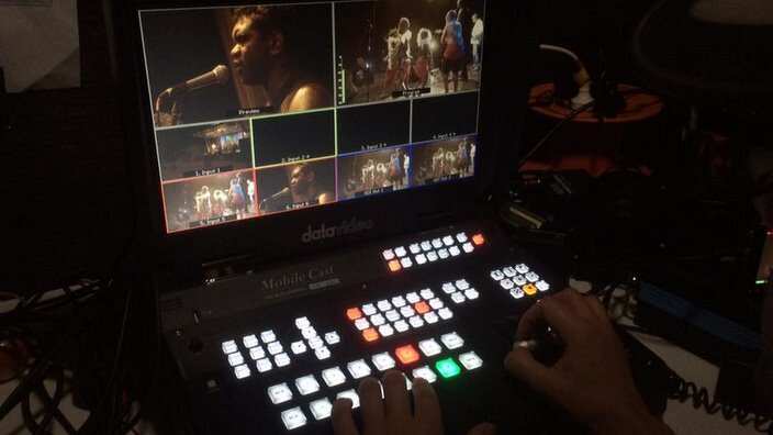 Multicam shoot. Yirrmal on stage! #rimf