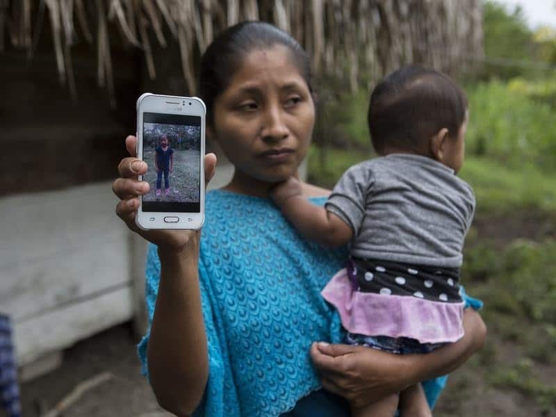 Claudia Maquin's daughter died in a Texas hospital after being taken into custody by border patrol.  