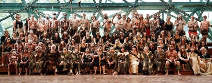 Tanderrum 2016 Melbourne Festival Kulin Nations elders and their children reviving and living their culture