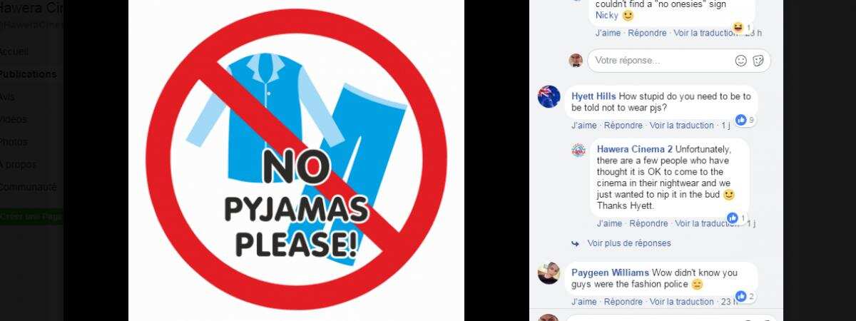 No pyjamas