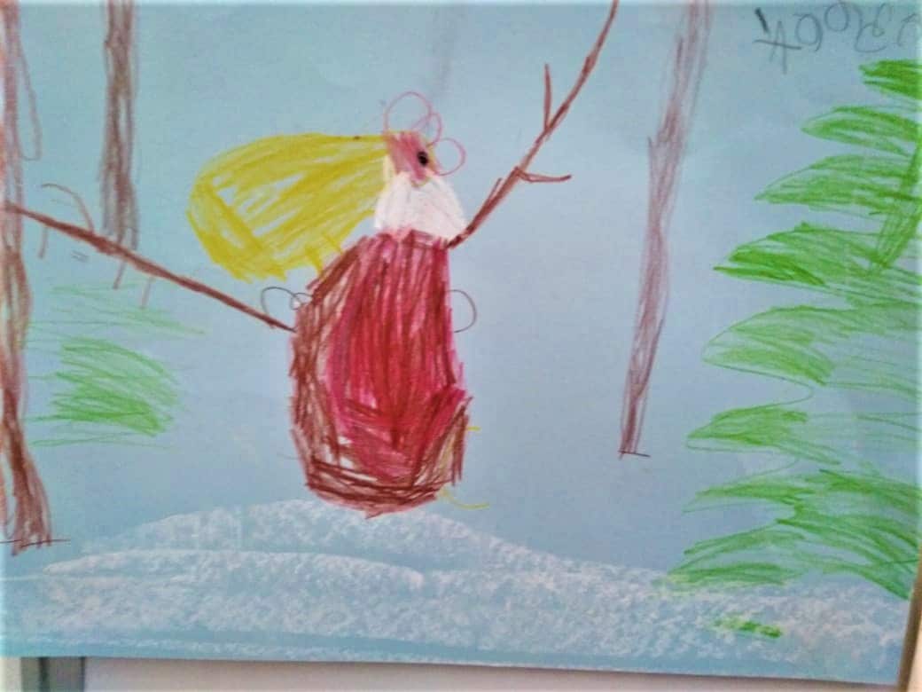 Ζωγραφιές από παιδιά του 28ου Νηπιαγωγείου στον δήμο Κάτω Πολεμίδια της επαρχίας Λεμεσού στην Κύπρο.