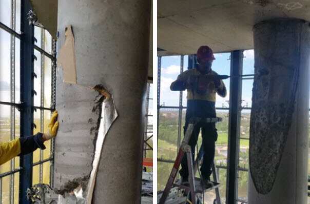 Some repairs were done in some of the units.