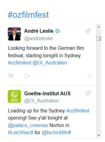 Vorfreude auf das German Filmfest