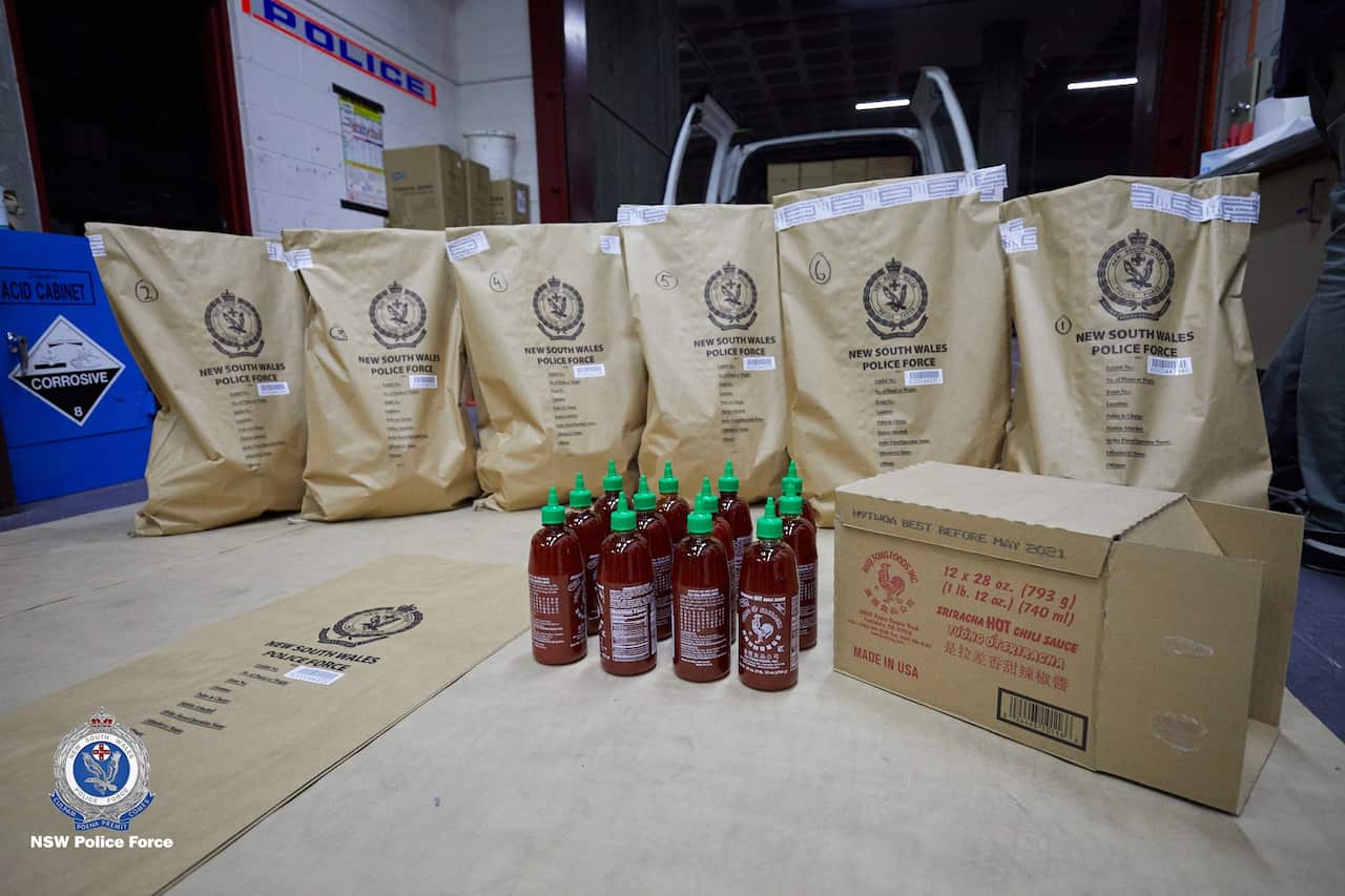 400kg of ‘ice’ located in hot chilli sauce import