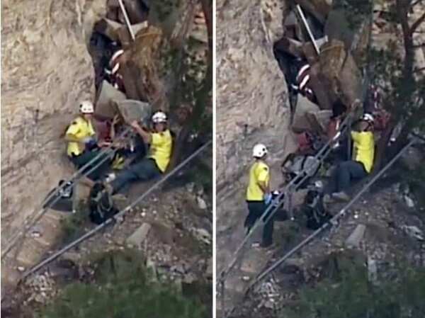 Wentworth Falls rock slide: One dead, others injured in Blue Mountains