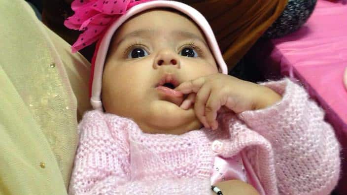 Murdered toddler Sanaya Sahib