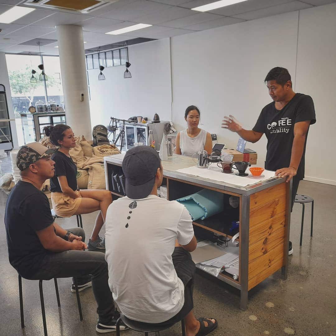 story behind the coffee, latte art