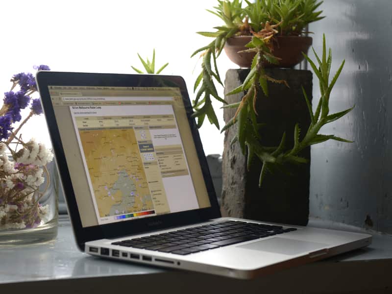 The Bureau of Meteorology website