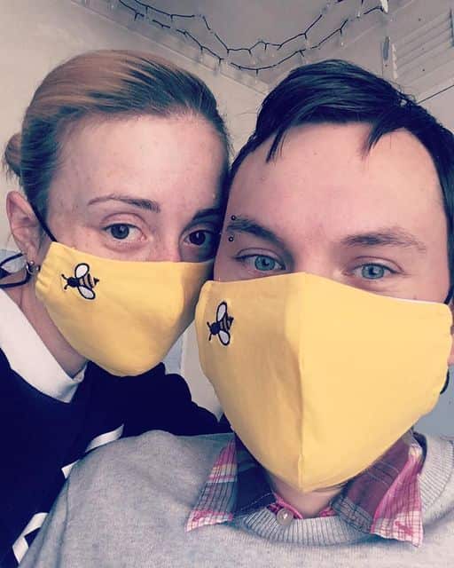 Evgenii Liapin and his wife Liza