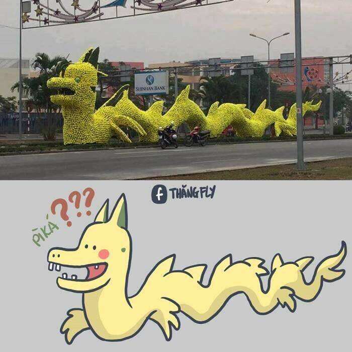 Rồng hay Pikachu?