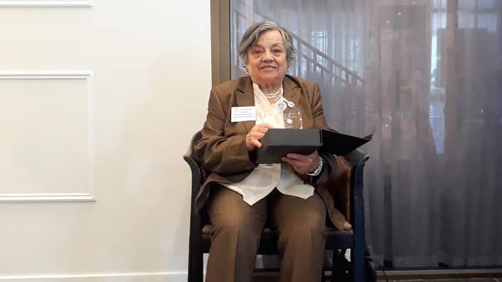 Volunteer Eirini Andreanaki. 